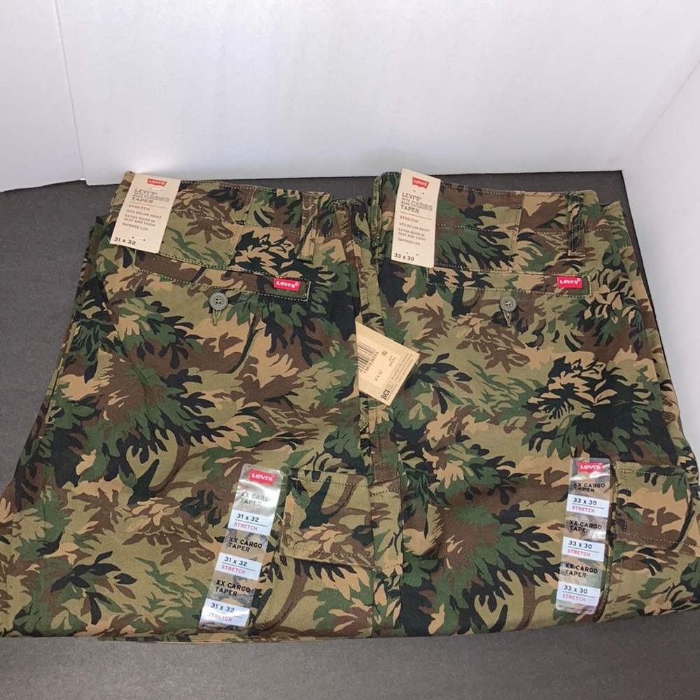Camo Levi’s cargo pants